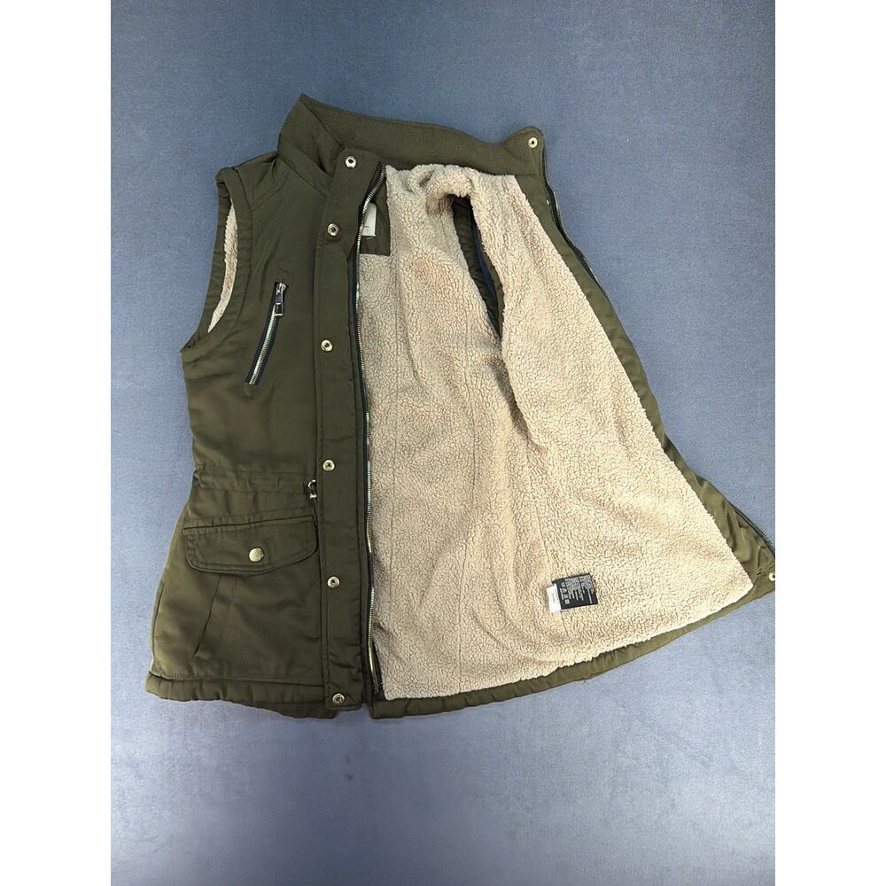 YMI Collection Vest Fleece Lined Style# V1363 Army Green Women’s M, Good Cond. - Picture 10 of 11
